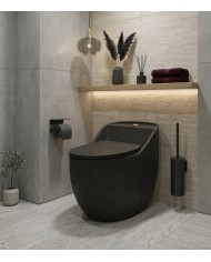 Toilette compacte SILIA RIM Black