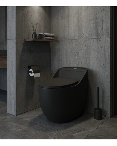 Toilette compacte SILIA RIM Black