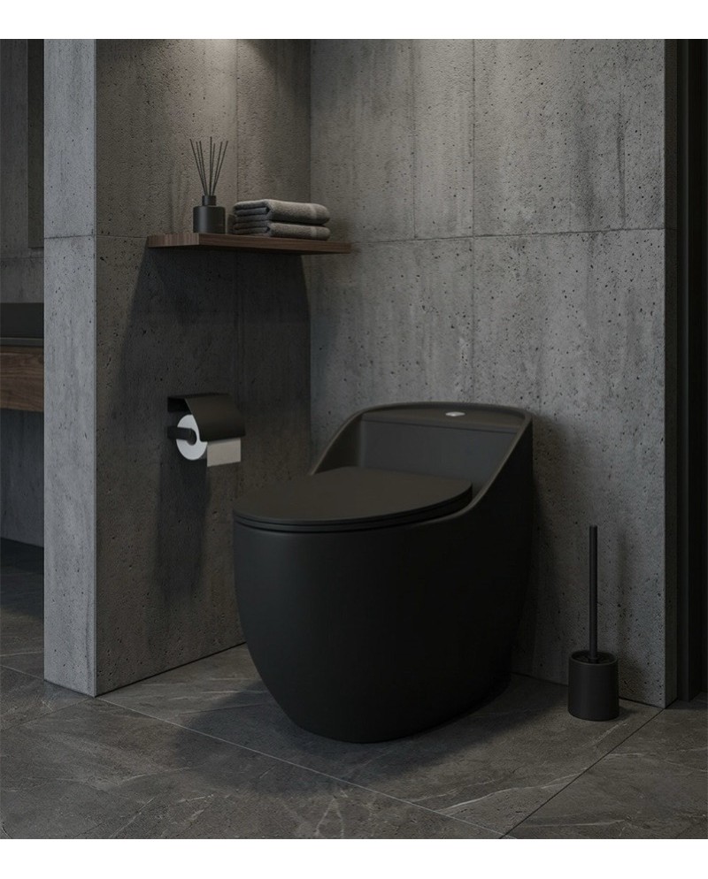 Toilette compacte SILIA RIM Black