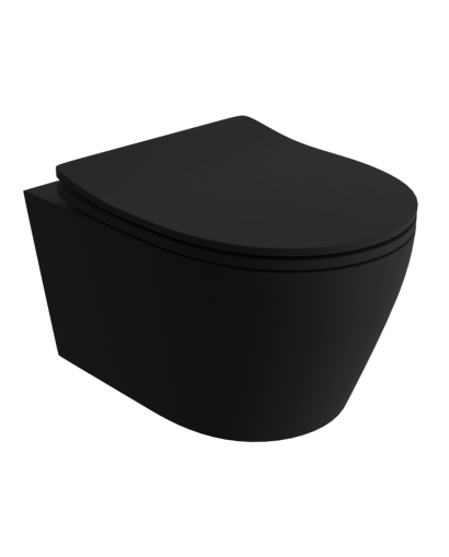 Wall-Hung WC Praia Black 2.0