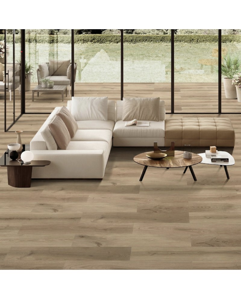 Gres szkliwiony Kone Oak matt 20x120 Gat.1 w aranżacji wnętrza (2)