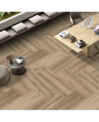 Grès cérame émaillé Kone Oak mat 20x120 Grade 1
