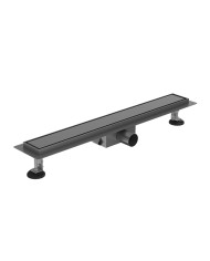 Rigolă liniară Plate Steel Gunmetal 700