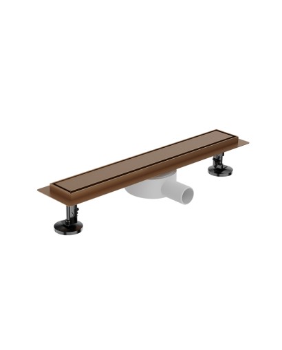 Odpływ liniowy Plate Brushed Copper 700