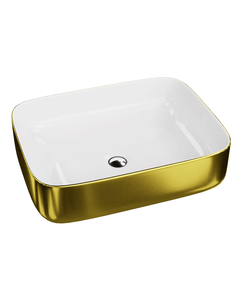 Countertop Basin Galera Gold/White