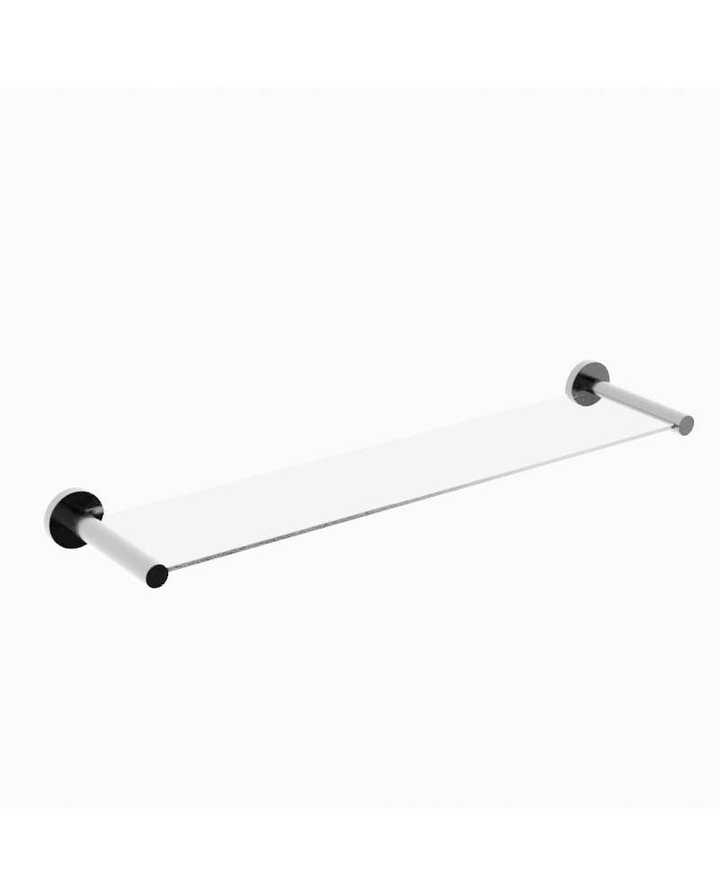 Lavita Senso Glass Shelf Chrome