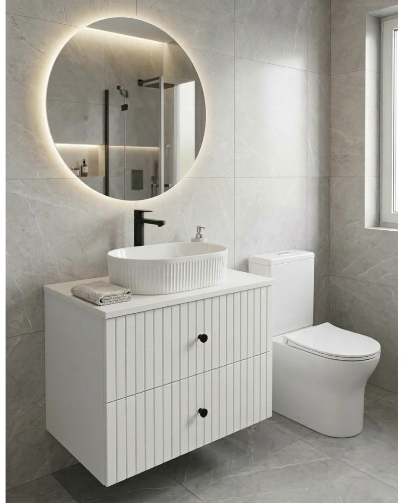 Lustro Kiane 80 w aranżacji łazienki (2)