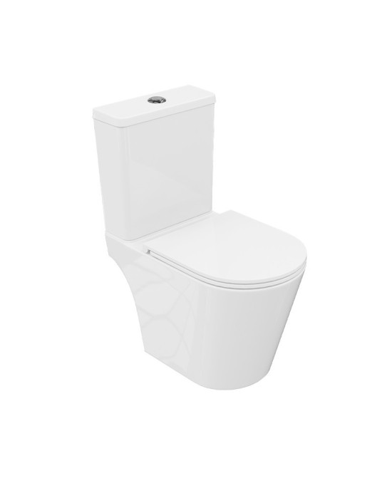 Kompakt WC Neoflow 3.0, kolor biały połysk – zdjęcie produktu