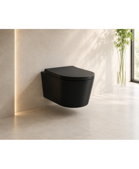 Versoni Black 3,0" závesná WC misa