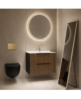 Toilette suspendue Brava Black