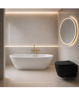 Унитаз подвесной Praia Black