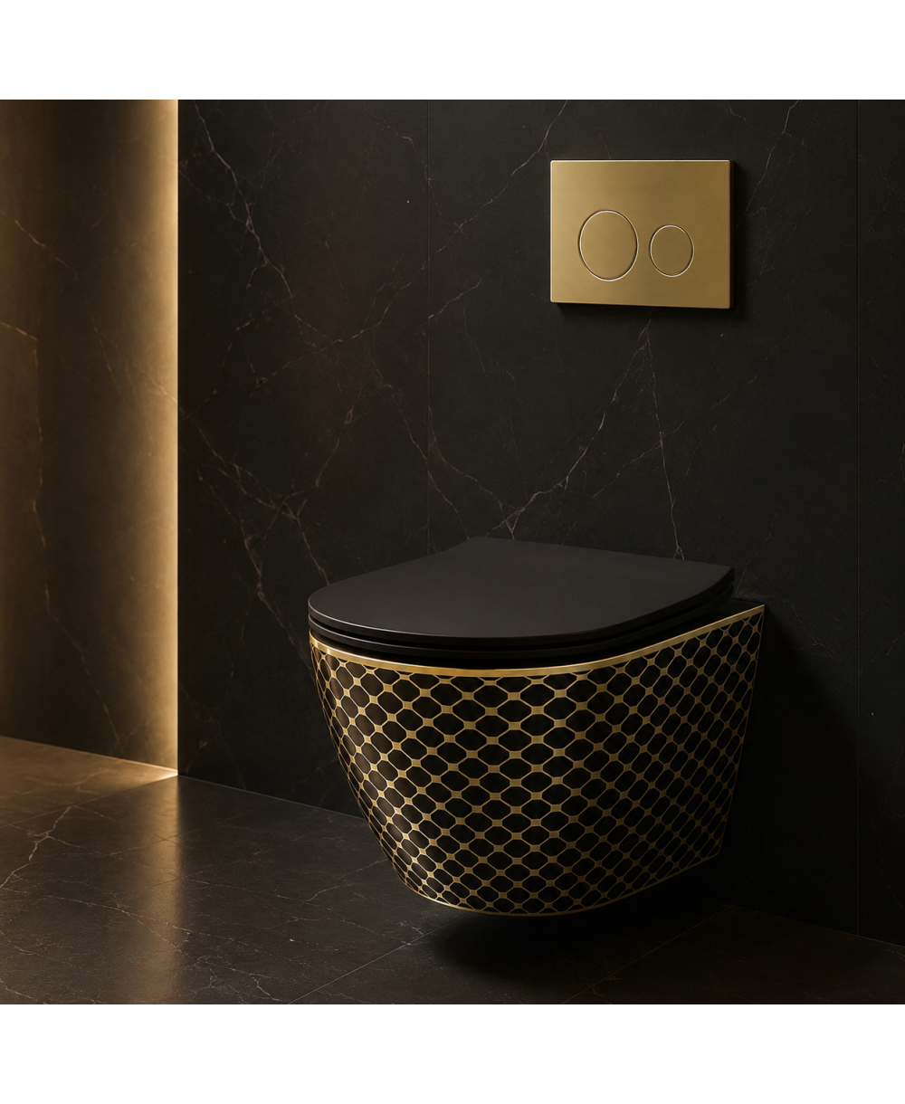 Унитаз подвесной Sofi Slim Black Night