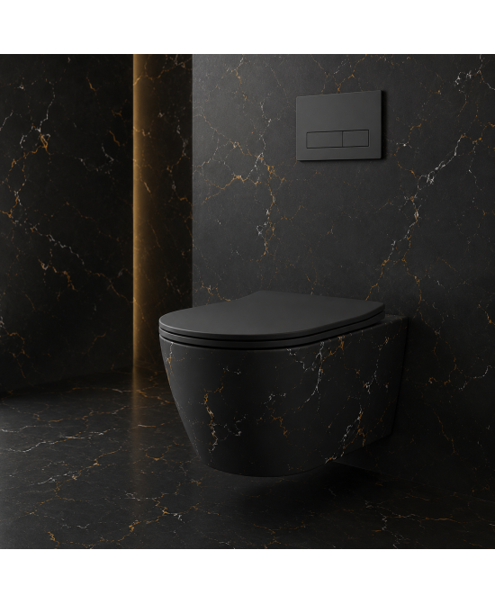 Miska wisząca WC Sofi Slim Fire 3.0 w aranżacji łazienki (2)