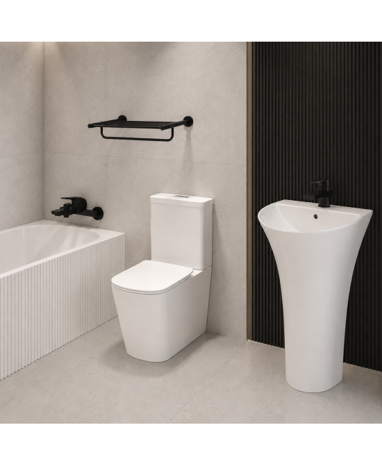 Kompakt WC Tryton 3.0 w aranżacji łazienki