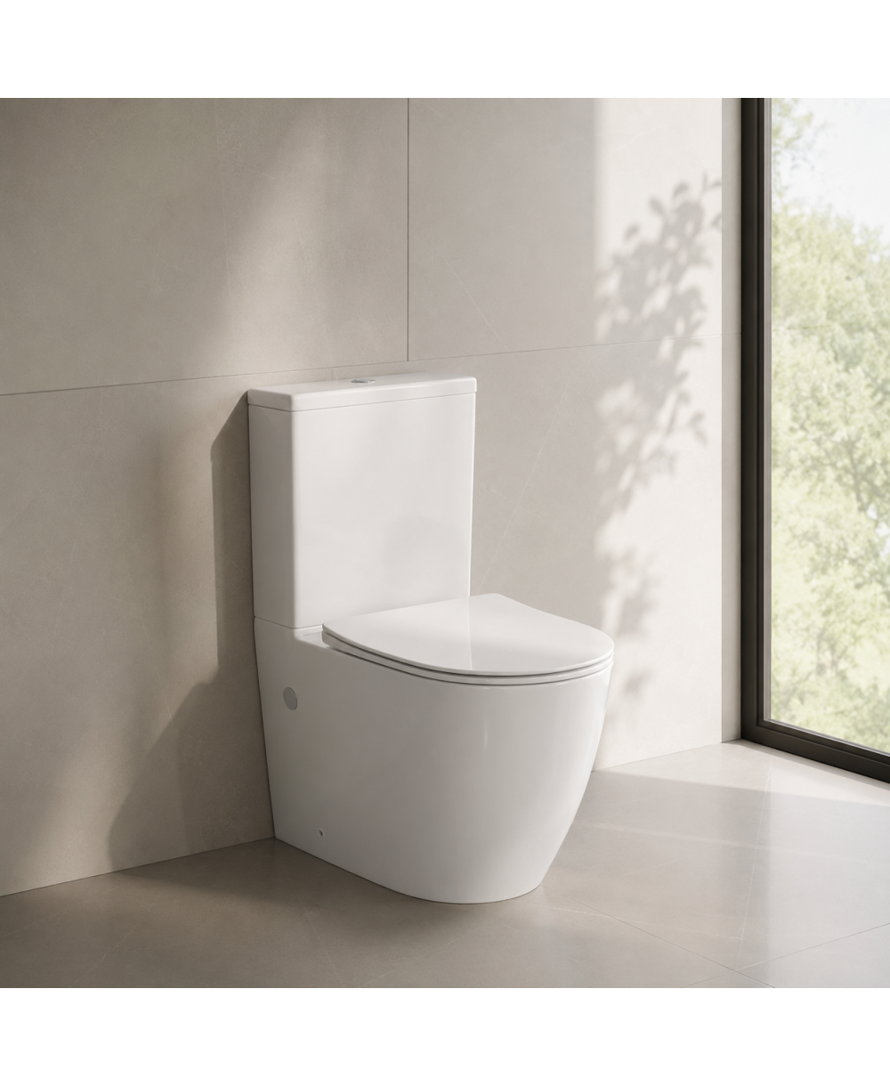 Kompakt WC Runson 2.0 w aranżacji łazienki