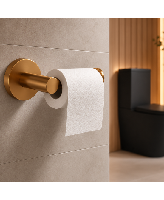 Senso Toilettenpapierhalter aus gebürstetem Kupfer