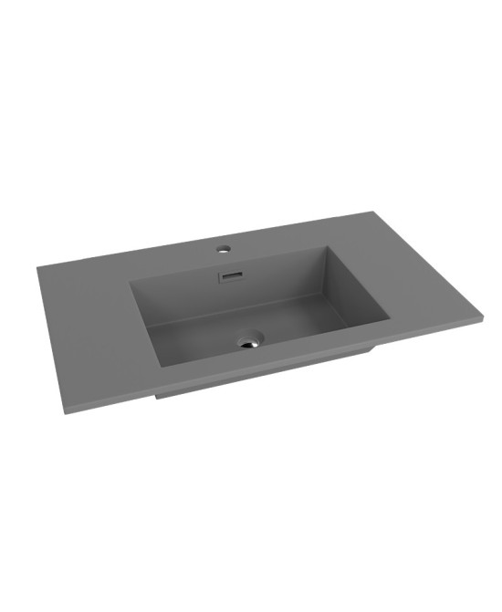 Νιπτήρας για έπιπλο Timber Matt Black 800
