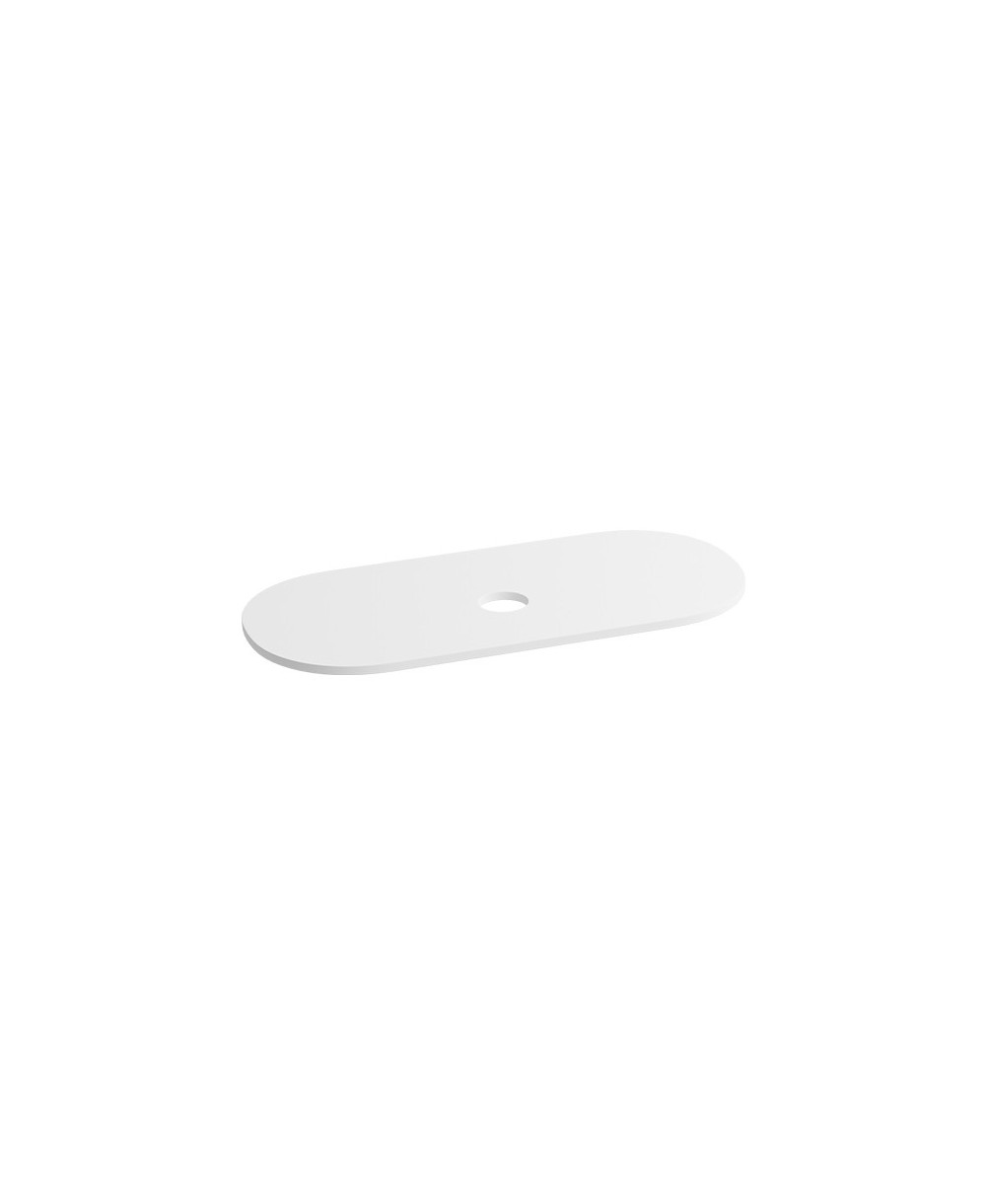 Waschtischplatte aus Harz Forma Wood White 1000