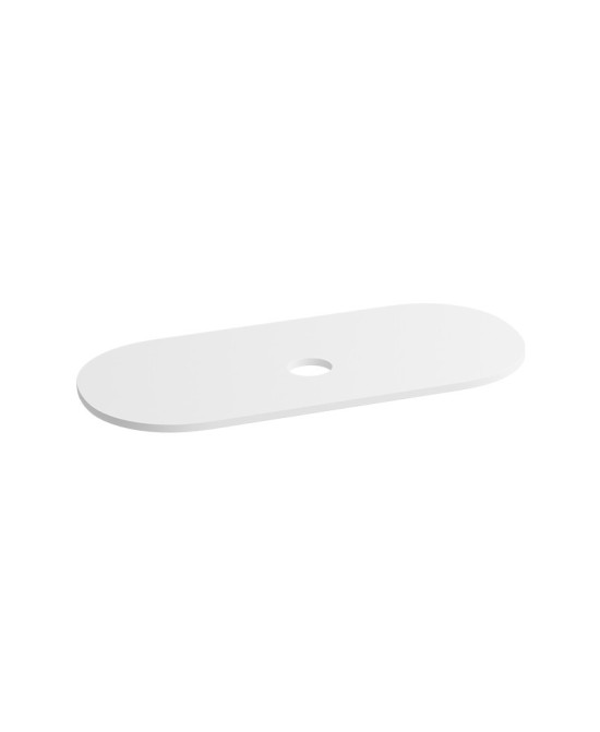 Plan de toilette en résine Forma Wood White 1200