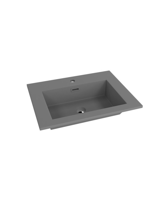 Νιπτήρας για έπιπλο Timber Matt Black 600