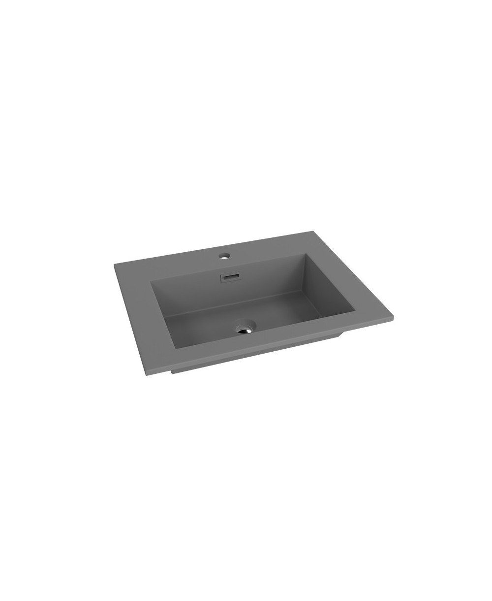 Baldinis praustuvas Timber Matt Black 600