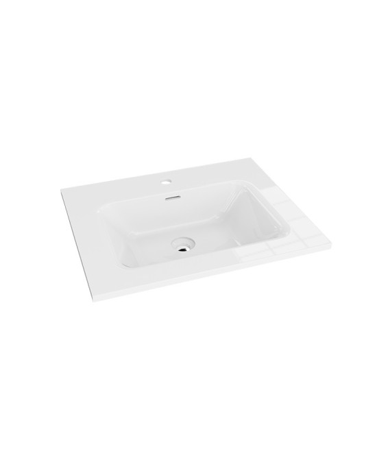 Lavoar pentru mobilier Lavita BRAID 60 glossy white