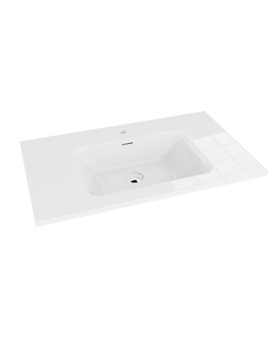 Nábytkové umyvadlo Lavita LINEA 80 matt white