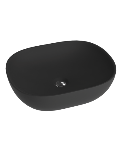 Umyvadlo na desku Redondo Black
