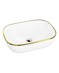 Counter-top basin Costa Gold Line