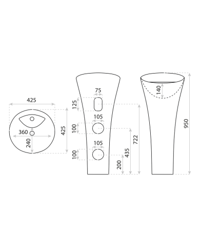 Freestanding Basin Soft