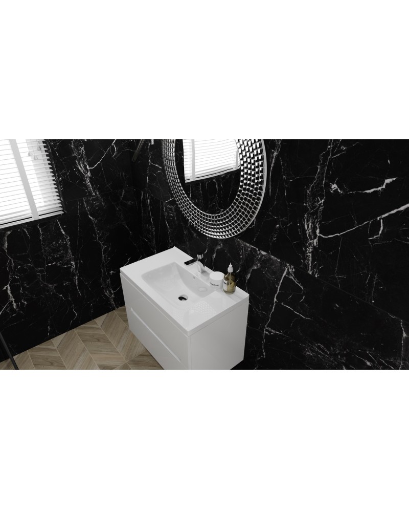 Armoire sous-lavabo suspendu Kansas White 800
