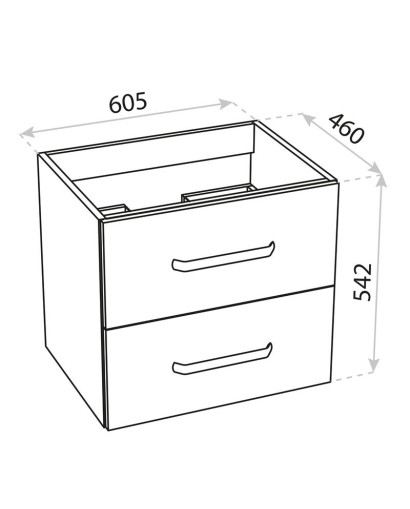 Тумба подвесная Montana 600