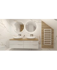 Szafka wisząca Kolorado White 800 w aranżacji łazienki (2)