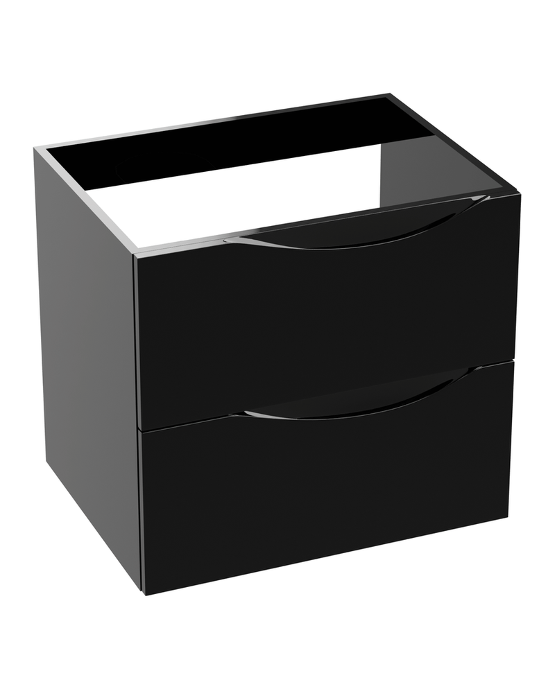 Závesná skrinka Colorado Black Glossy 600