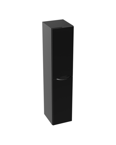 Bathroom Bollard (Wall-Hung) Kolorado Black Glossy 300