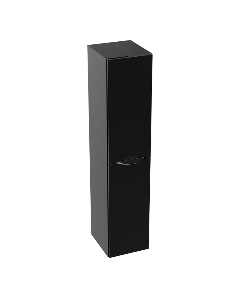 Fürdőszobaszekrény (fali) Kolorado Black Glossy 300