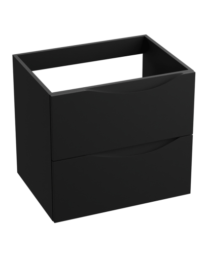 Fürdőszobaszekrény (fali) Kolorado Black Mat 600