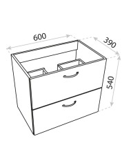 Basic Barato 600 viseći ormarić