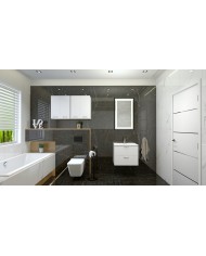 Bathroom cupboard (wall-hung) Basic Barato 500
