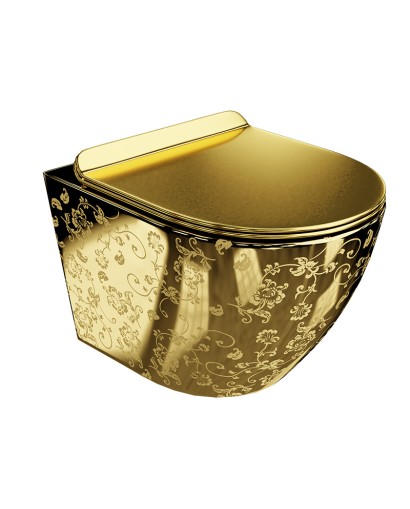 Závěsná záchodová mísa Sofi slim Golden Eye