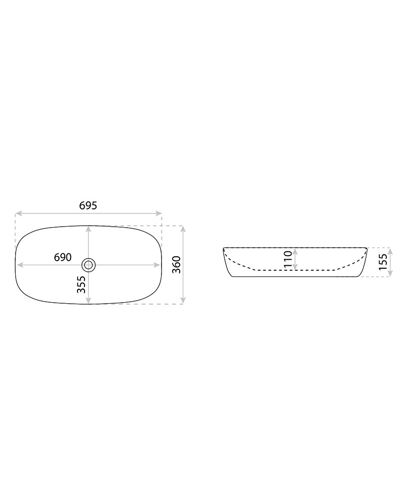 Countertop Basin Kratos