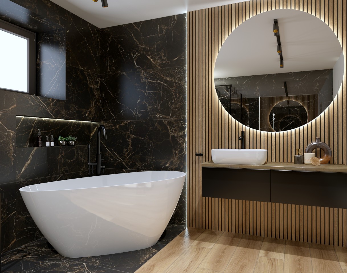 Freestanding bathtub - a unique interior of your home
