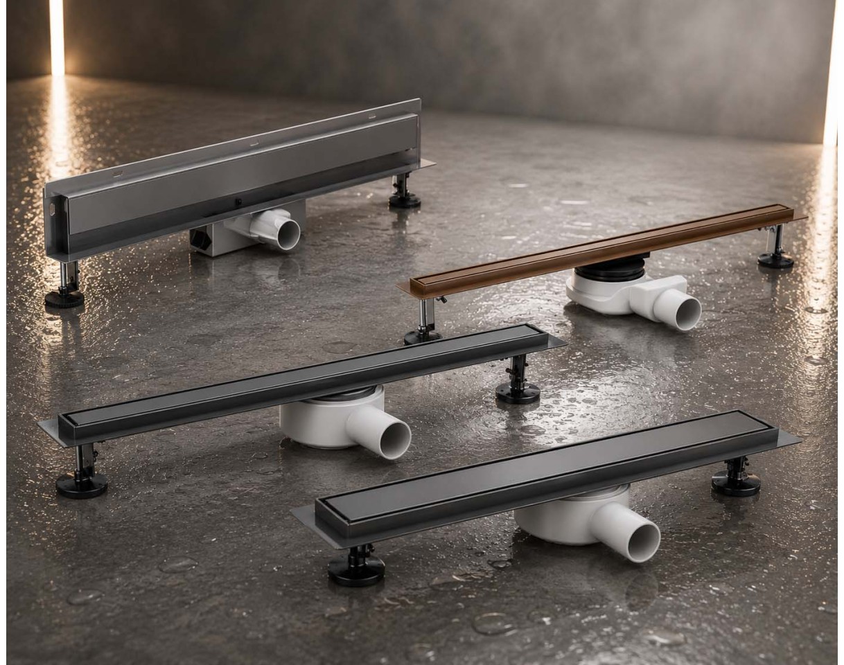 New LaVita Linear Drains – Technology, Design, and Functionality for the Modern Shower Zone